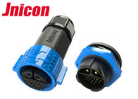 5 conector de Ethernet de la prenda impermeable del PIN 5A IP67, sello del silicón del conector de batería de litio