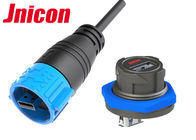 Prenda impermeable del conector USB del zócalo del enchufe del USB 3,0 con el tapón antipolvo IP67 de alta velocidad