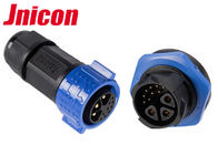 Prenda impermeable multi de los conectores pin de Jnicon, conector impermeable del Pin del poder/de la señal 12