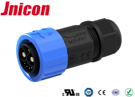 2 empalmes eléctricos que ponen a tierra IP67 del poder 1 5 datos combinados para los sistemas de ión de litio