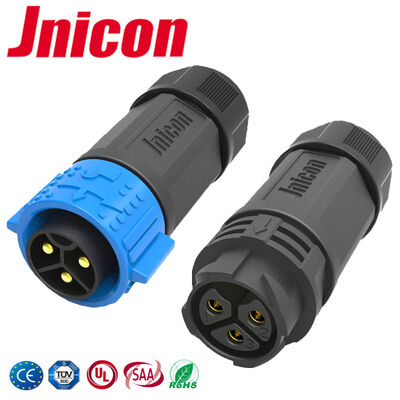 M25 IP67 Male Female Waterproof Connector 3 Pin High Current Power Connectors