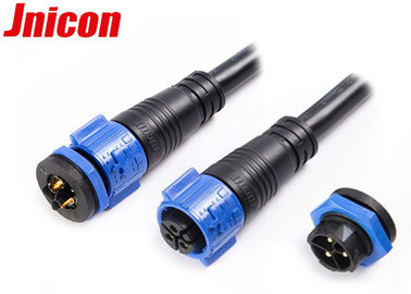 Conector de cable plástico de la luz del LED Overmolded con el zócalo de la hembra del enchufe masculino