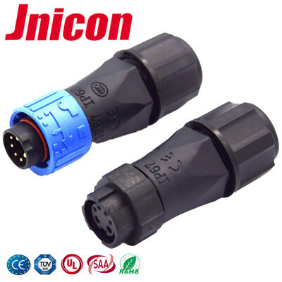 Conectores eléctricos de 300 V, impermeables 2 + 4 pines, resistentes a altas temperaturas.