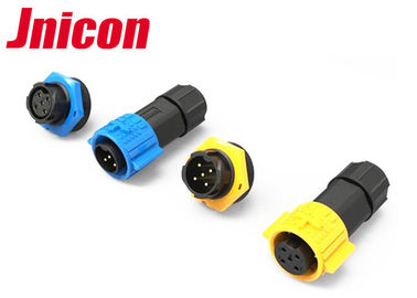 Zócalo impermeable al aire libre de los conectores IP67 azul/amarillo para la caja de distribución