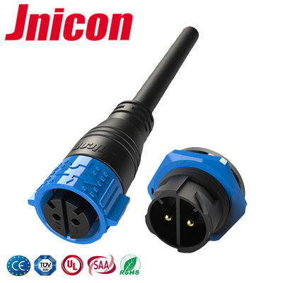 Conector de cable moldeado de 50A M25 para exteriores Conector industrial de alta corriente