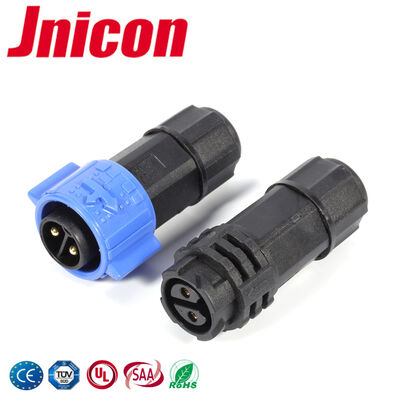 Conector impermeable M19 de 2 pines 20A 300V para luz LED exterior