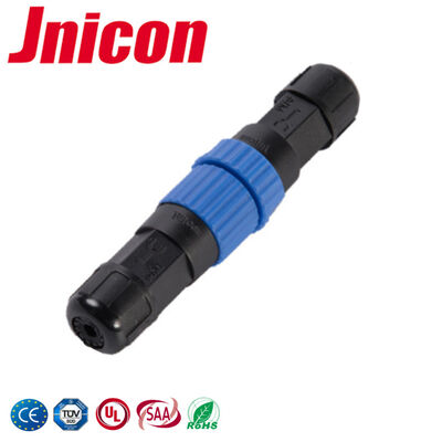 Fijación de tornillo hembra-varón del Pin del conector de poder de la prenda impermeable de la iluminación del LED 2 IP68