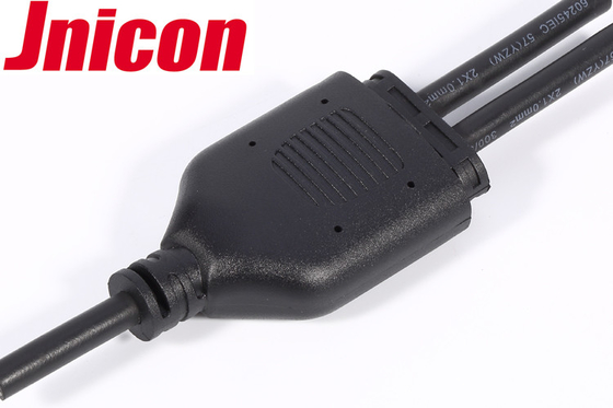 Conector de cable de la prenda impermeable de 2 Pin con diverso conector actual del divisor de la gama