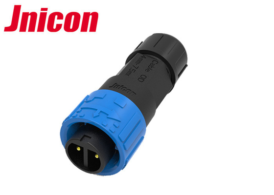 Jnicon que suelda el Pin al aire libre terminal de los conectores de cable eléctrico 10A IP67 2-8
