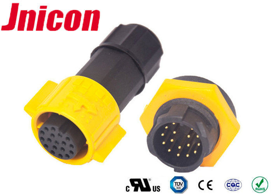 Pin de los conectores circulares 18 de la prenda impermeable de la señal del poder para la distribución electrónica al aire libre