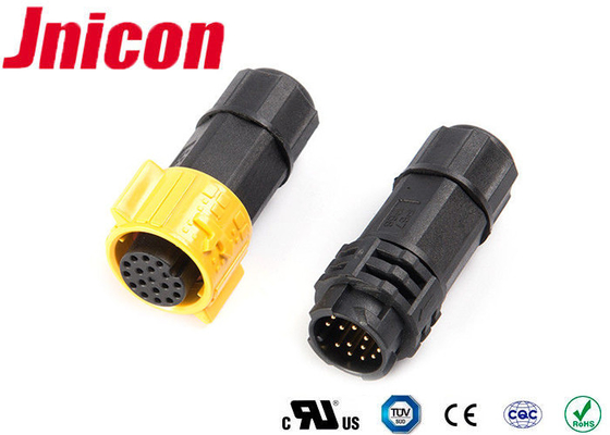 Pin de los conectores circulares 18 de la prenda impermeable de la señal del poder para la distribución electrónica al aire libre