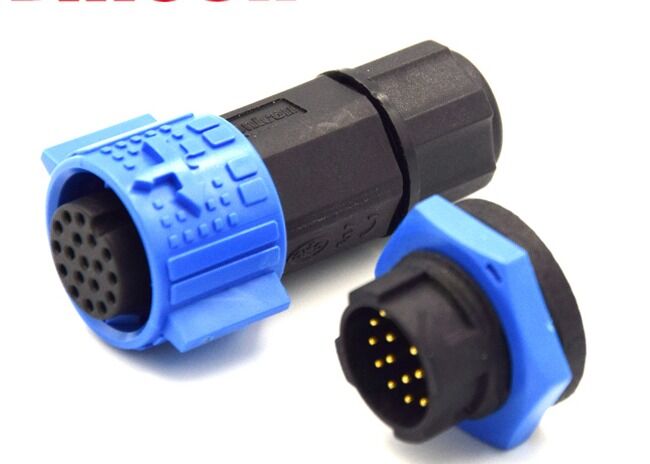 5A M19 Conector impermeable alambre a la tabla CE 18 conector circular de pines