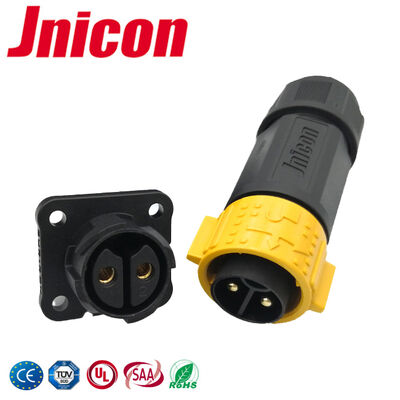 Pin del conector de poder de la prenda impermeable del conector circular 40A del soporte del panel M25 2