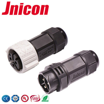 Automatización industrial M25 conector impermeable IP67 60A conector de 3 pines hombre y mujer
