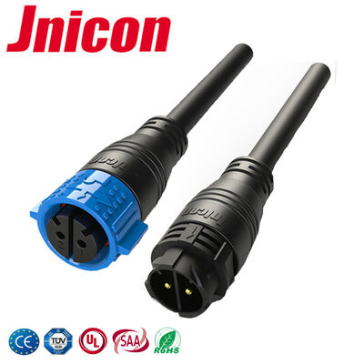 Envejecimiento del Pin del conector hembra-varón 2 del conector 600V del alambre de M25 IP67 resistente