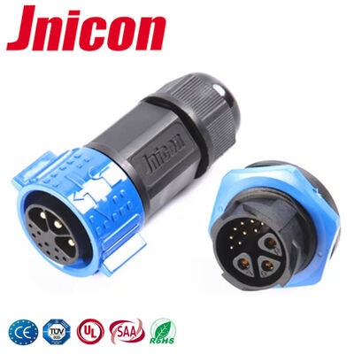 ODM del Pin del conector 12 de la prenda impermeable 300V de la prenda impermeable de los conectores IP67 de M25 3+9Pin