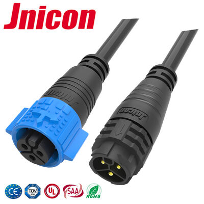 M19 Conector de cable masculino a femenino IP67 Conectores de energía al aire libre impermeables