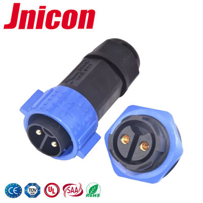 Empuje del alambre eléctrico de 2Pin M19 para atar con alambre los conectores que cierran la prenda impermeable de 300V DC