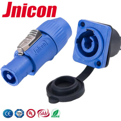 20A IP65 enchufe y toma de plástico, conector de ensamblaje fácil resistente a la corrosión de alto rendimiento