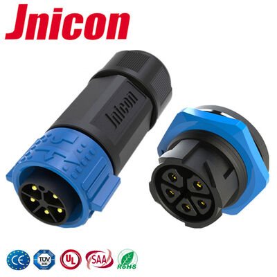 Conector de montaje en panel de 5 pines 30A Conectores macho y hembra impermeables IP67