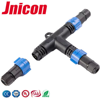 M19 IP67 Conectores solares T Tipo 500V Conector impermeable de alto voltaje