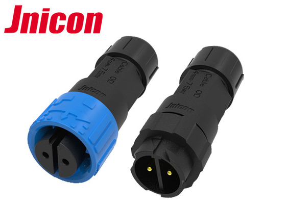 Uno mismo material de nylon de los conectores 10a de la corriente eléctrica que cierra 2 poste 3 años de garantía